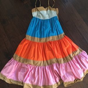 J. Crew Tiered Maxi Dress